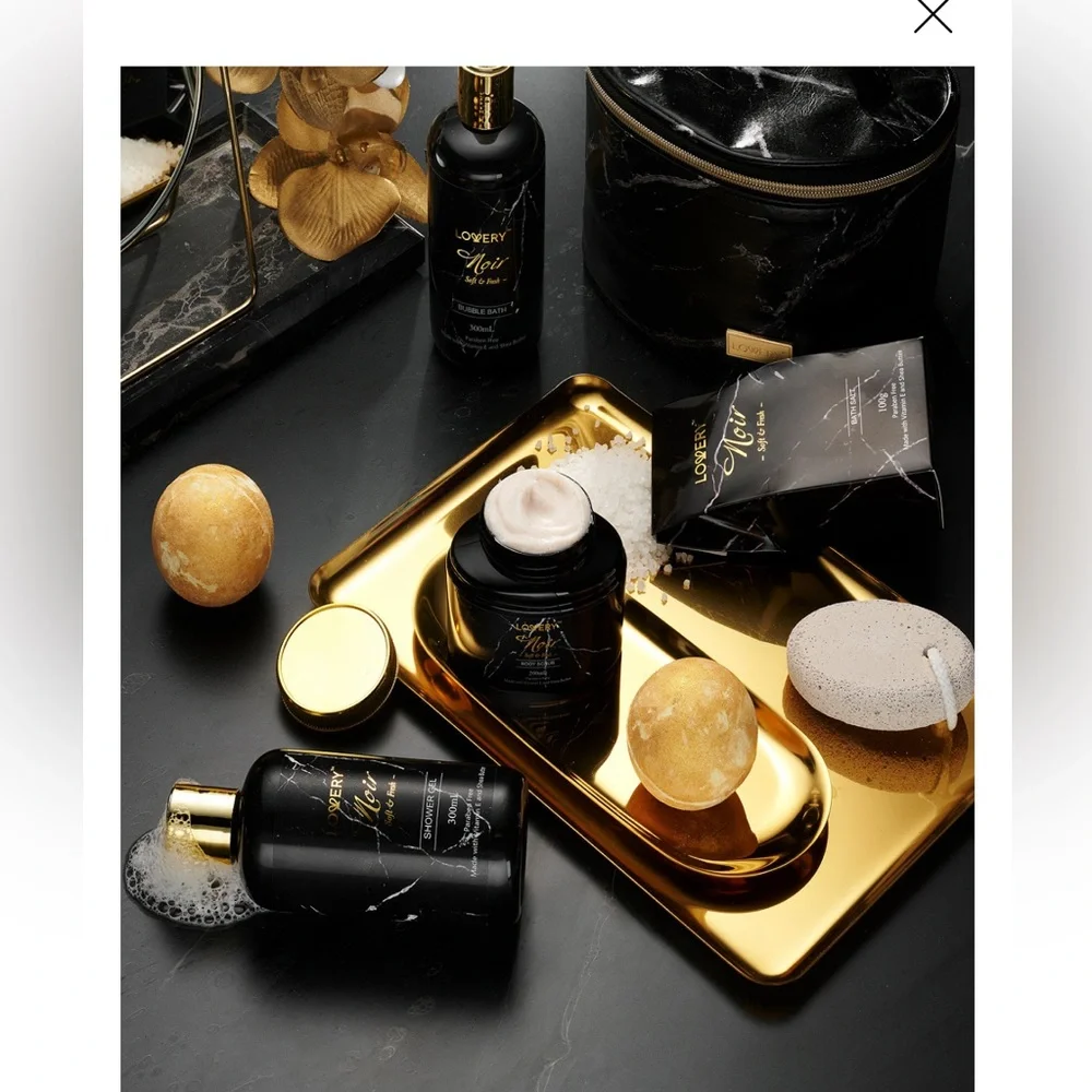 7-Pc. Noir Luxury Body-Care Gift Set-NWT